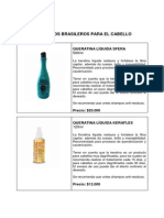 Productos de Brasil para El Cabello