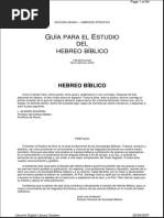 Felix Garcia Lopez - Guia para El Estudio Del Hebreo Biblico PDF