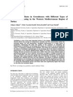 Air Exchange Rates in Greenhouses With Different Types of Ventilation Opening in The Western Mediterranean Region of Turkey