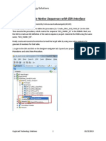 Hands On - Oracle Native Sequence With ODI Interface