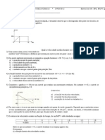 Exercícios de Revisão Mu Muv e Queda Livre - Engenharia