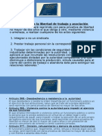 Atentado Contra La Libertad de Trabajo CODIGO PENAL