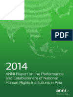 Anni 2014 Report On NHRIs of Asia