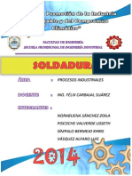 Informe Soldadura