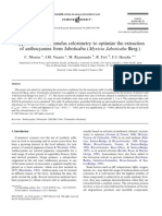 Application of Tristimulus Colorimetry To Optimize The Extraction of Anthocyanins From Jaboticaba (Myricia Jaboticaba Berg.)