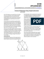 Enhancing The Performance of Pedometers Using A Single Accelerometer