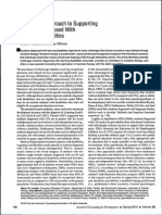 A Narrative Approach To Supporting Students Diagnosed With Learning Disabilities