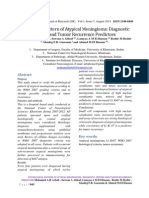 Pathological Pattern of Atypical Meningioma-Diagnostic Criteria and Tumor Recurrence Predictors by Mohamed A.R Arbab