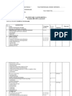 Planificare Calendaristica An Şcolar 2014-2015 Semestrul I: Clasaava