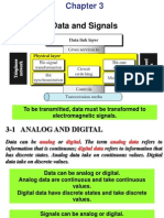 Data and Signals: To Be Transmitted, Data Must Be Transformed To Electromagnetic Signals