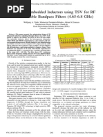 3d TSV Inductor - Mems RF