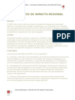 Proyectos de Impacto Regional