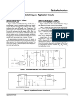 Optoelectronics: Application Note Solid State Relay and Application Circuits