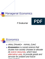 Introduction To Managerial Economics