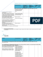 0038 Audit Matrix Maintenance MGT