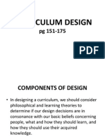 Curriculum Design