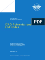 ICAO Abbreviations and Codes Doc.8400