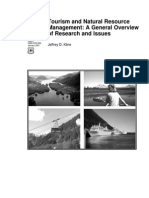 Tourism and Natural Resource Management: A General Overview of Research and Issues