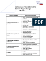 Cours de Français Pour Débutants