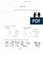 Initial Test: (Write About Your Name, Age, Appearance, Character, Where You Live and What Language You Speak)