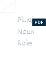 Rules For Plural of Nouns