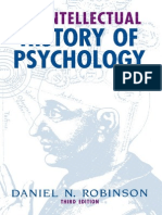 Daniel N. Robinson An Intellectual History of Psychology, 3rd Edition 1995