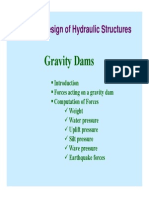 Gravity Dam Forces