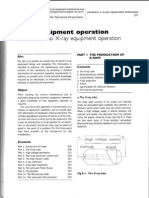 Introduction To X-Ray Equipment Operation