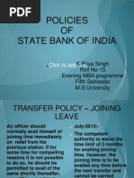 Policies of Sbi