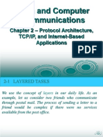 Data and Computer Communications: - Protocol Architecture, TCP/IP, and Internet-Based Applications