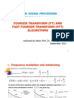 Fourier Transform and Fast Fourier Transform Algorithms