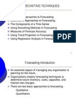 Forecasting Techniques