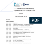 CanSat Teacher's Workshop Agenda - Final Programme