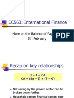 EC563 Lecture 3 - International Finance