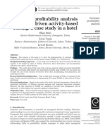 Customer Profitability Analysis With Time-Driven Activity-Based Costing: A Case Study in A Hotel