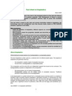 Factsheet On Bioplastics 230309