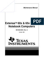 Extensa 60x & 65x Series Notebook Computers: Maintenance Manual