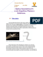 Notas de Aula 2 - Óptica Geométrica 01 (Imagens em Espelhos Planos e Esféricos) .