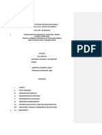 Silabo de Anatomía Funcional y de Superficie 2014