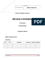 RC Method Statement Template