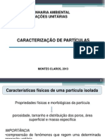 A04 Caracterização de Partículas Câmaras Gravitacionais Ciclones