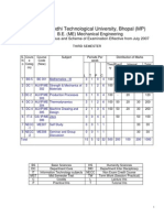 MECH Engg RGTU Syllabud - 3rd To 6th Sem