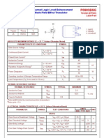 P0903BSG Niko-Sem: N-Channel Logic Level Enhancement Mode Field Effect Transistor