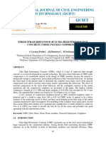 Stress Strain Behaviour of Ultra High Performance Concrete Under Uniaxial Compression