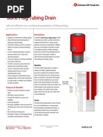 Burst Plug Tubing Drain - Technical Datasheet