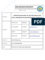 Biomedical Engineering Project: A Biosensor Based On Silver Enhanced Self Assembled Rfid Antenna.