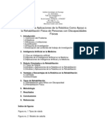 Análisis de Las Aplicaciones de La Robótica Como Apoyo A La Rehabilitación Física de Personas Con Discapacidades Físicas