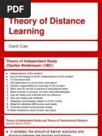 Theory of Distance Learning-2