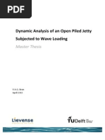 Dynamic Analysis of An Open Piled Jetty Subjected To Wave Loading