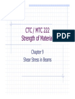 Strength of Materials - CH9